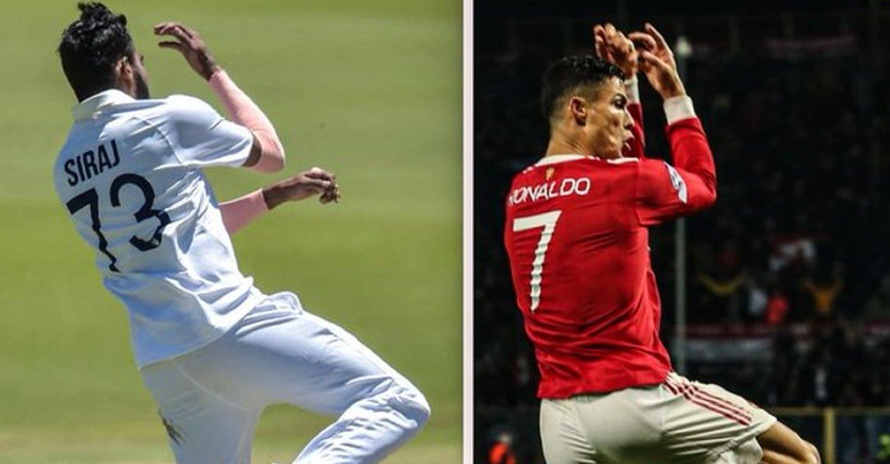 SA vs IND: Mohammad Siraj imitates Cristiano Ronaldo’s ‘SIIIUUUU’ celebration; Premier League reacts