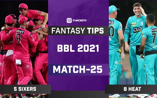 SYS vs BRH 11Wickets Prediction, Fantasy Cricket Tips, Playing 11, Pitch Report and Injury Update for Match 25 of the Australian Bash T20