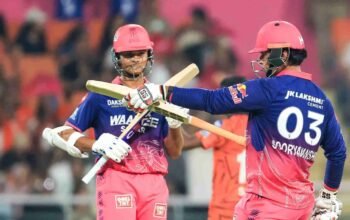 Vaibhav Sooryavanshi’s 97 Off 29 Balls Powers RR to 243/8 in IPL Eliminator – SRH Chase Begins