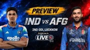 IND vs AFG, 2nd ODI Preview: India Eye Series Win in Lucknow as Afghanistan Fight for Survival | Afghanistan Tour of India 2026
