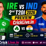 IRE vs IND 2nd T20I Preview: India Eye Series-Saving Win, Ireland Chase Historic Whitewash at Stormont