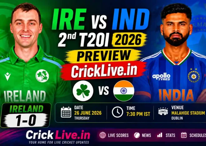 IRE vs IND 2nd T20I Preview: India Eye Series-Saving Win, Ireland Chase Historic Whitewash at Stormont