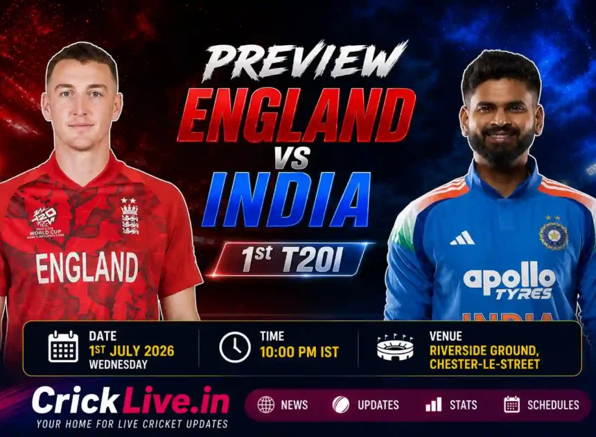ENG vs IND 2026: Full Preview, Schedule, Squads & Records | Shreyas Iyer vs Harry Brook in High-Stakes T20I Series