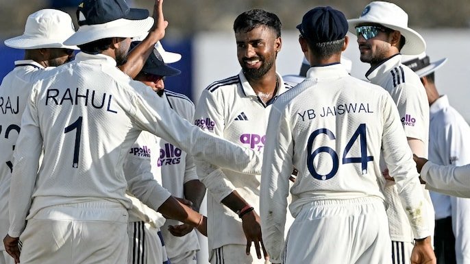 SL vs IND 1st Test Review: Suthar’s 10-Wicket Haul, Pant’s Sixes Record Power India to 165-Run Victory in Galle