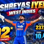 IND vs WI 1st T20I Review: Iyer’s 42-Ball Century, Dhir’s Dream Debut Crush West Indies by 8 Wickets