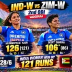 IND-W vs ZIM-W 2nd ODI Review: Harmanpreet, Deepti Tons Seal Series 2-0 in Vadodara