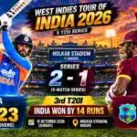 IND vs WI 3rd T20I Review: Abhishek’s Record 69, Arshdeep’s 3/36 Seal 14-Run Win as India Go 2-1 Up IND vs WI 3rd T20I Review: Abhishek’s Record 69, Arshdeep’s 3/36 Seal 14-Run Win as India Go 2-1 Up