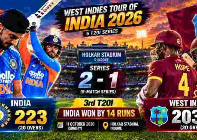 IND vs WI 3rd T20I Review: Abhishek’s Record 69, Arshdeep’s 3/36 Seal 14-Run Win as India Go 2-1 Up