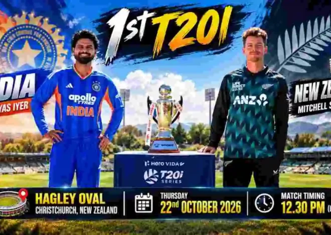 NZ vs IND 1st T20I Preview: Jet-Lagged India Face Santner’s Seam Assault in Christchurch Opener