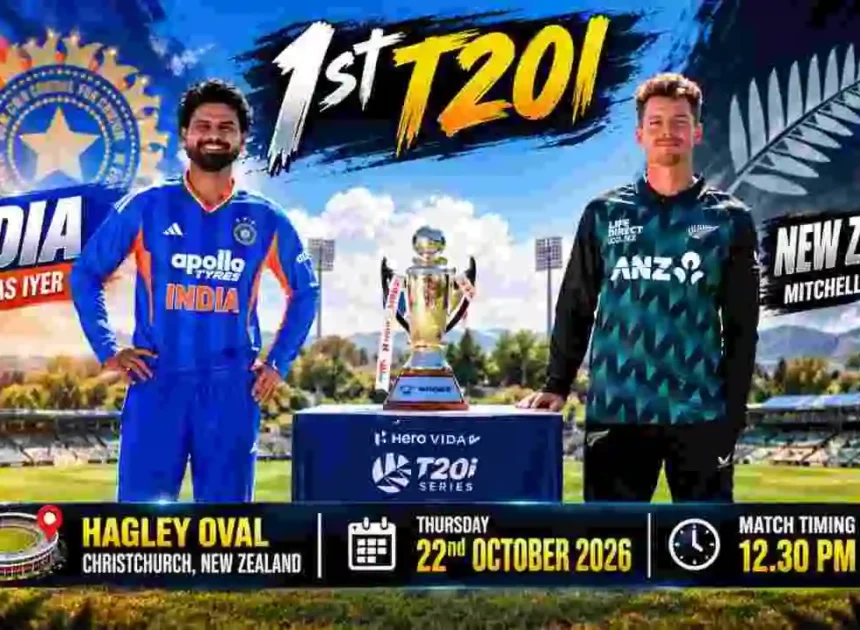 NZ vs IND 1st T20I Preview: Jet-Lagged India Face Santner’s Seam Assault in Christchurch Opener