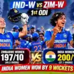 IND-W vs ZIM-W 1st ODI Review: Rawal’s Century, Charani’s Four-For Seal Mandhana’s Winning Start IND-W vs ZIM-W 1st ODI Review: Rawal’s Century, Charani’s Four-For Seal Mandhana’s Winning Start