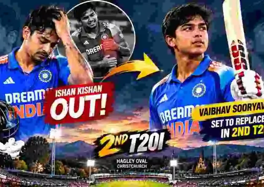 Ishan Kishan Out! The 15-Year-Old Sensation Set to Replace Him in Christchurch Thriller