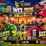 SA Champions vs England Champions Semi-Final 1 Preview: ABD’s Unbeaten Proteas Face Malan’s England in Sharjah Showdown